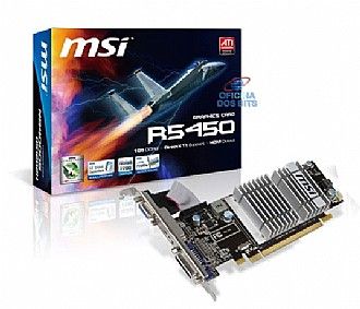 MSI - R5450-1GB GDDR3 64bits - VGA/DVI/HDMI - PCI-E