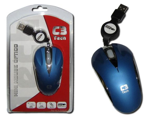 Mouse C3 Mini USB MS3207 2 AZUL