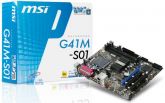 MSI G41M-S01 (LGA 775 - DDR3 1066) Chipset Intel G41 - Micro