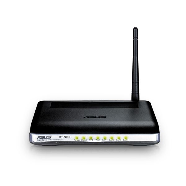 ASUS ROTEADOR WIRELESS RT-N10+ 150 MBPS, 4 PORTAS LAN, 4 RED